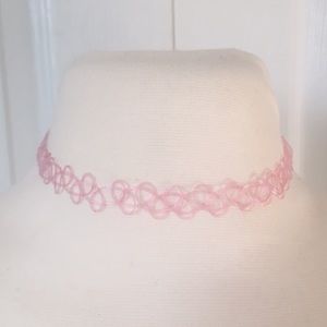 🌸 Baby Pink Tattoo Choker 🌸